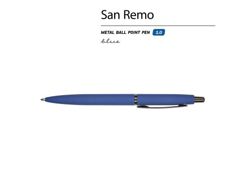 Ручка металлическая шариковая «San Remo», софт-тач 2 Ручка металлическая шариковая «San Remo», софт-тач 2