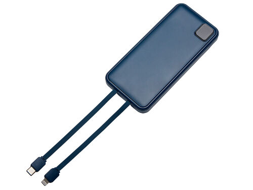 Внешний аккумулятор со встроенными кабелями «Фрэйм», 10000мач 3