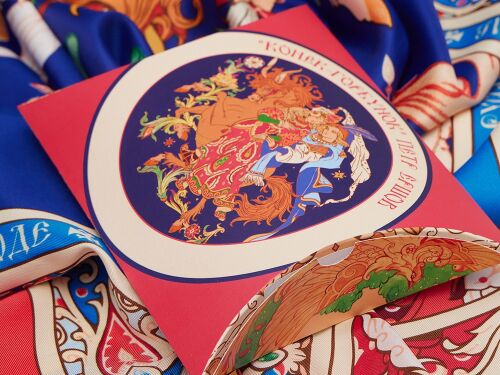 Платок «Конёк - Горбунок» 6