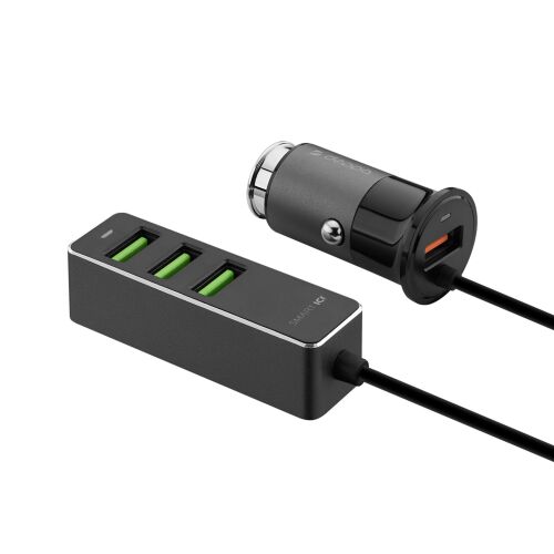 АЗУ 1 USB + 3 USB для пассажиров, QC 3.0, 7Аa 2