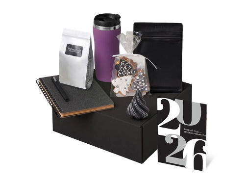 Подарочный набор «Re:Charge» с термокружкой, кофе и блокнотом 1