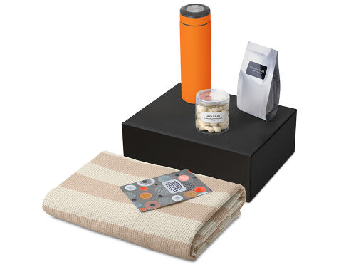 Подарочный набор «Re:y. Warm» с пледом, термосом и чаем 2