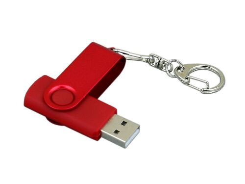 USB 2.0- флешка промо на 32 Гб с поворотным механизмом и однотон 3