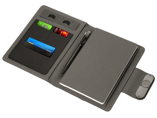 Подарочный набор «Twilight»: органайзер А5 с беспроводной зарядк 4