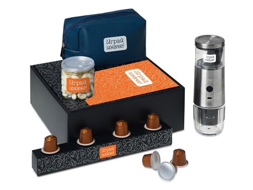 Подарочный набор «Re:y. Boost» с кофемашиной, капсулами и космет 1