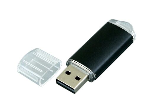 USB 2.0- флешка на 32 Гб с прозрачным колпачком 2