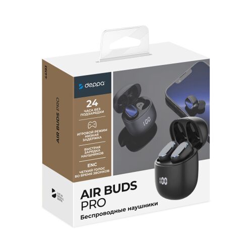 Беспроводные наушники с микрофоном Air Buds Pro, TWS, BT 5.3, LE 6