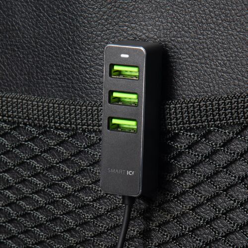 АЗУ 1 USB + 3 USB для пассажиров, QC 3.0, 7Аa 3