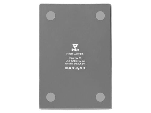 Настольное беспроводное зарядное устройство «Glow Box» 6