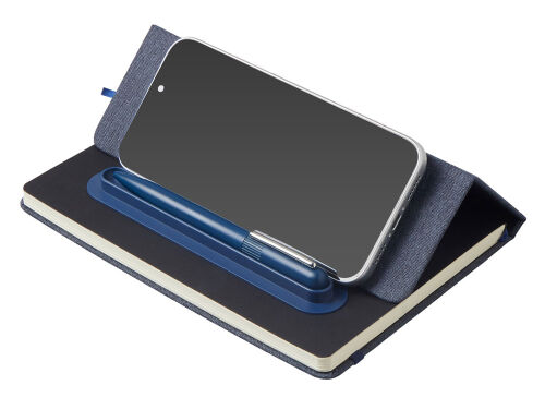 Блокнот А5 «NotaBene» с металлической шариковой ручкой и подстав 2