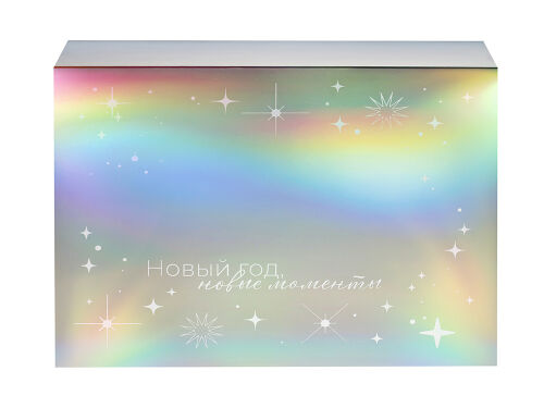 Подарочная коробка с голографическим шубером «Aurora», XL 2