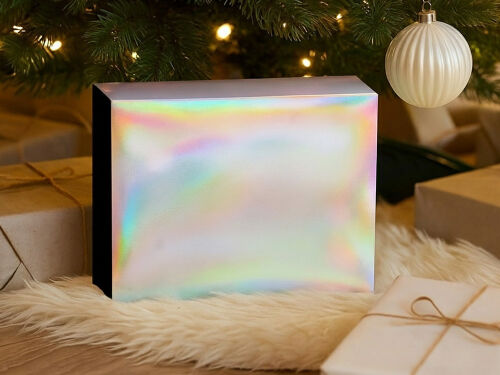 Подарочная коробка с голографическим шубером «Aurora», XL 6