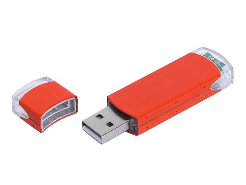 USB 2.0- флешка промо на 32 Гб прямоугольной классической формы 1