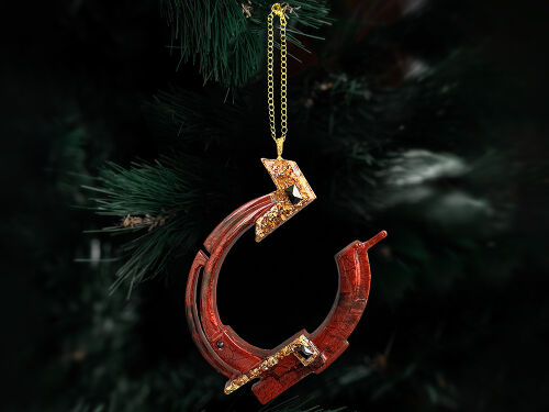 Елочная игрушка Подкова 4