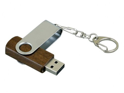 USB 2.0- флешка промо на 4 Гб с поворотным механизмом 3