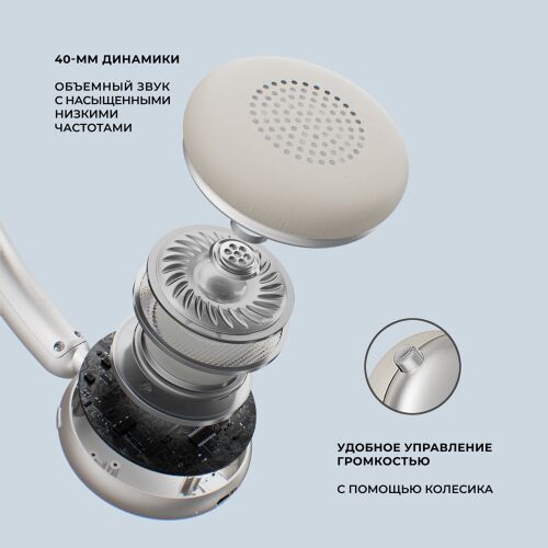 Беспроводные накладные наушники Stereo Light, BT 5.4, 300 мАч 4