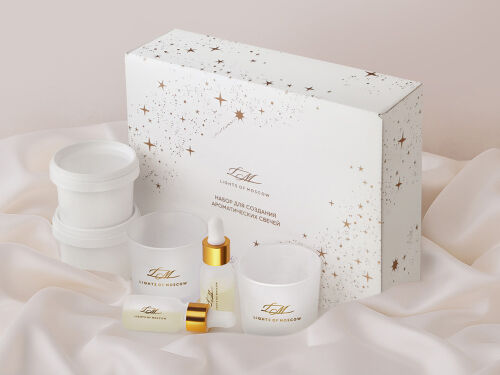 Набор для создания 2-х ароматических свечей: имбирный пряник, ро 1 Набор для создания 2-х ароматических свечей: имбирный пряник, ро 1