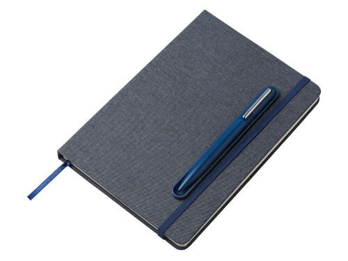Блокнот А5 «NotaBene» с металлической шариковой ручкой и подстав 1