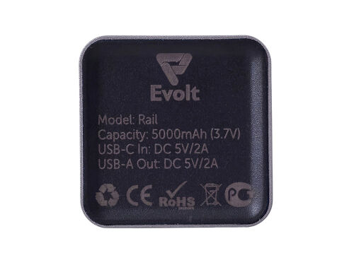 Внешний аккумулятор «Rail» c дисплеем, 5000 mAh 4