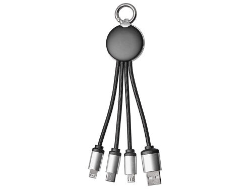 Зарядный кабель 3-в-1 с подсветкой лого «Ion mini» 2