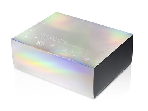 Подарочная коробка с голографическим шубером «Aurora», XL