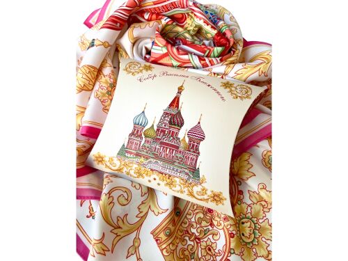 Платок «Собор Василия Блаженного» 6