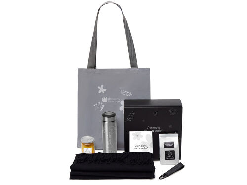 Подарочный набор «Re:f. Walk» с палантином, шопером и термосом