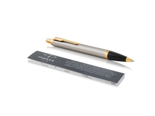 Ручка шариковая Parker «IM Core Brushed Metal GT» 2