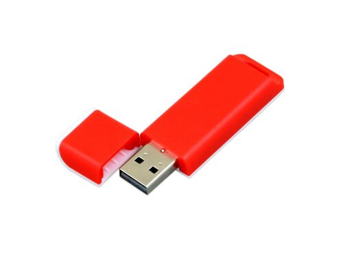 USB 2.0- флешка на 64 Гб с оригинальным двухцветным корпусом 2