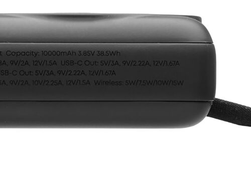 Магнитный беспроводной внешний аккумулятор c подсветкой лого «Эн 2