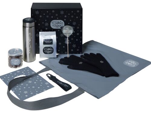 Подарочный набор «Re:Breathe» с перчатками, термосом и чаем
