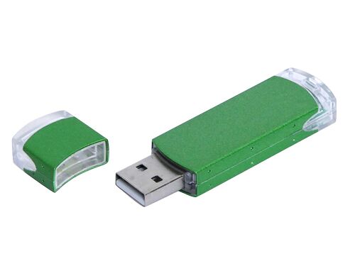 USB 2.0- флешка промо на 64 Гб прямоугольной классической формы 1