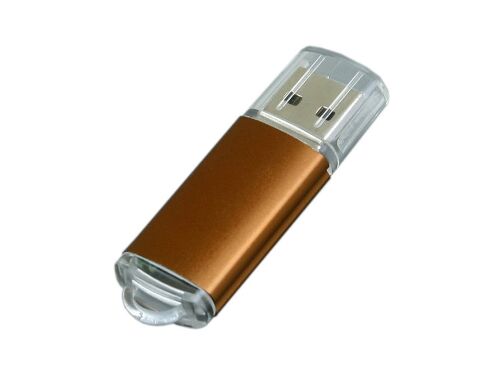 USB 2.0- флешка на 64 Гб с прозрачным колпачком 1