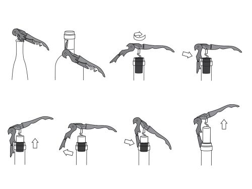 Нож сомелье из нержавеющей стали Pulltap's Inox 2