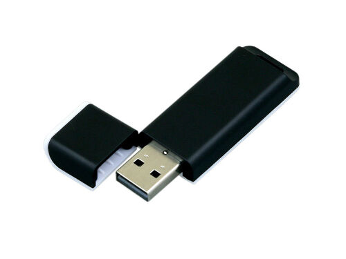 USB 2.0- флешка на 4 Гб с оригинальным двухцветным корпусом 2