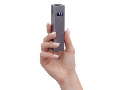 Внешний аккумулятор «Rail» c дисплеем, 5000 mAh 5