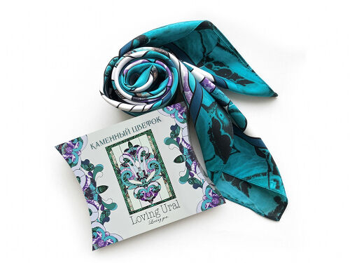 Платок «Каменный Цветок» 6