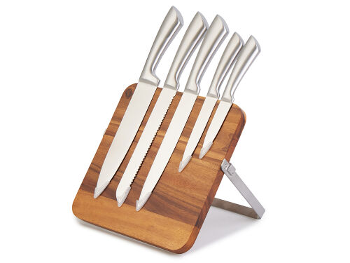 Набор ножей на магнитной подставке «Терон» 3