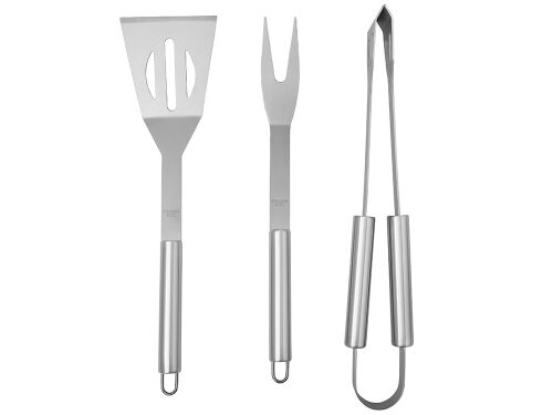 Набор для барбекю в кейсе: лопатка, щипцы, вилка «Salvy» 6