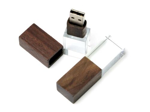 USB 2.0- флешка на 64 Гб прямоугольной формы 3