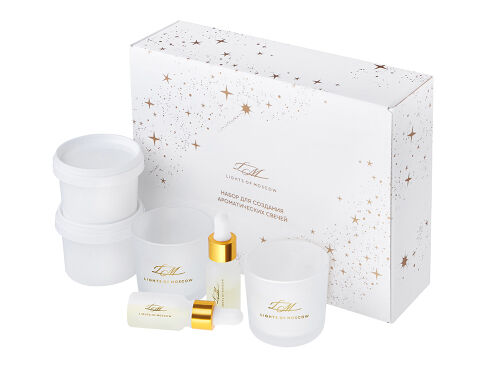 Набор для создания 2-х ароматических свечей: амбра и табак/маракуйя, сандал и пачули в harsika Набор для создания 2-х ароматических свечей: амбра и табак/маракуйя, сандал и пачули