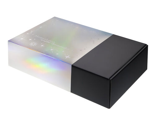 Подарочная коробка с голографическим шубером «Aurora», L 1