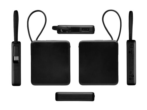 Внешний аккумулятор со встроенным кабелем USB-C «Дэнси», 5000 мА 4