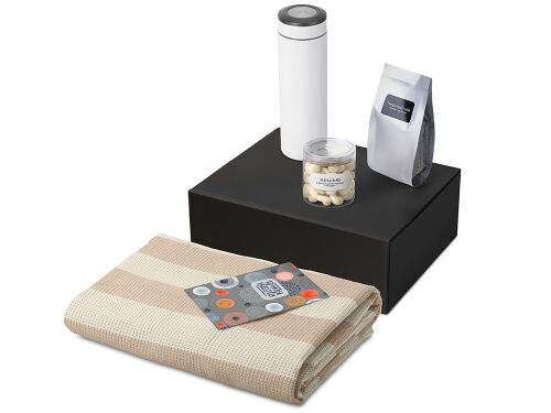 Подарочный набор «Re:y. Warm» с пледом, термосом и чаем 2