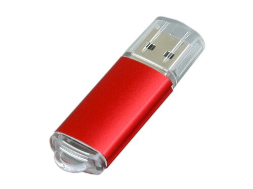 USB 2.0- флешка на 64 Гб с прозрачным колпачком 1