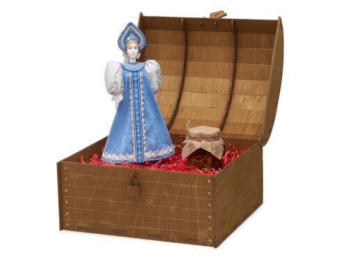 Подарочный набор: кукла фарфоровая, мёд с миксом из орехов 1 Подарочный набор: кукла фарфоровая, мёд с миксом из орехов 1