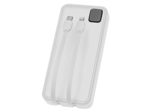 Внешний аккумулятор со встроенными кабелями «Фрэйм Про», быстрая 4