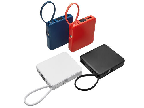 Внешний аккумулятор со встроенным кабелем USB-C «Дэнси», 5000 мА 7