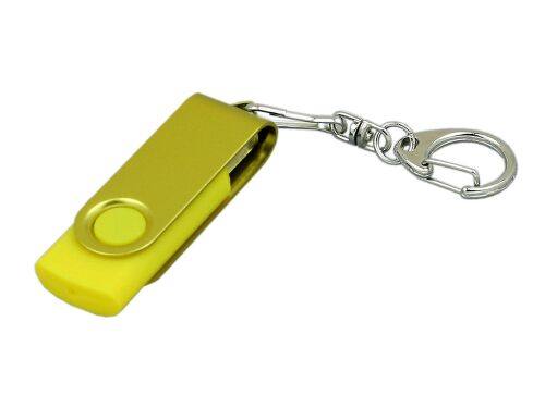 USB 2.0- флешка промо на 32 Гб с поворотным механизмом и однотон 1