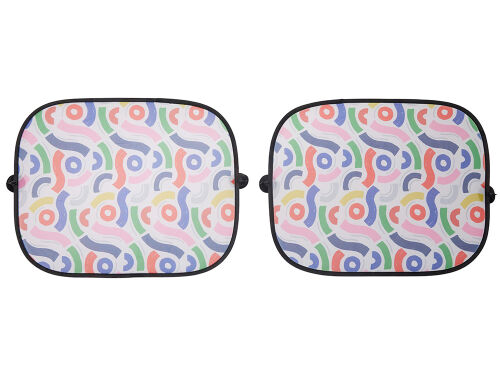 Комплект из 2-х автомобильных солнцезащитных экранов с возможнос 5